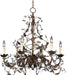 Myhouse Lighting Maxim - 2851OI - Six Light Chandelier - Elegante - Oil Rubbed Bronze