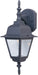 Myhouse Lighting Maxim - 3007CLBK - One Light Outdoor Wall Lantern - Builder Cast - Black