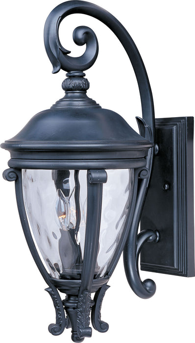 Myhouse Lighting Maxim - 41425WGBK - Three Light Outdoor Wall Lantern - Camden VX - Black