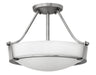 Myhouse Lighting Hinkley - 3220AN - LED Semi-Flush Mount - Hathaway - Antique Nickel