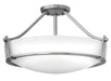 Myhouse Lighting Hinkley - 3221AN - LED Semi-Flush Mount - Hathaway - Antique Nickel