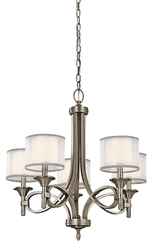 Myhouse Lighting Kichler - 42381AP - Five Light Chandelier - Lacey - Antique Pewter