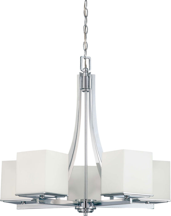 Myhouse Lighting Nuvo Lighting - 60-4086 - Five Light Chandelier - Bento - Polished Chrome