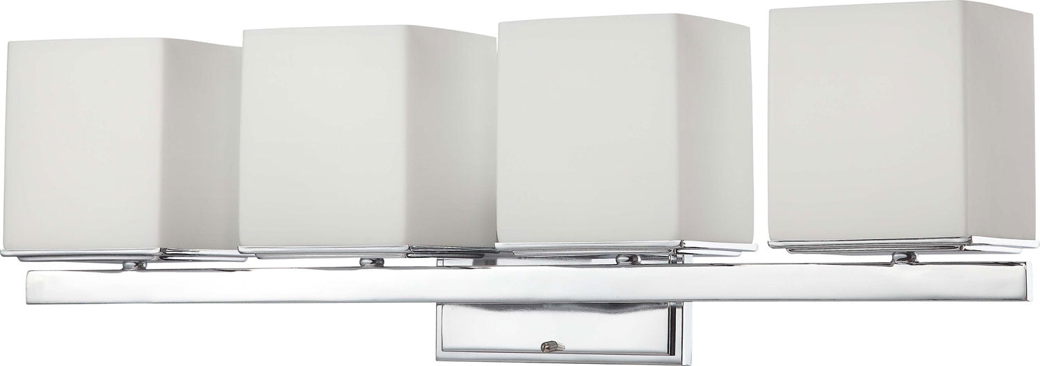 Myhouse Lighting Nuvo Lighting - 60-4084 - Four Light Vanity - Bento - Polished Chrome