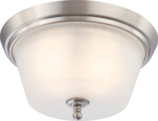 Myhouse Lighting Nuvo Lighting - 60-4152 - Two Light Flush Mount - Surrey - Brushed Nickel