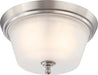 Myhouse Lighting Nuvo Lighting - 60-4152 - Two Light Flush Mount - Surrey - Brushed Nickel