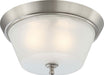 Myhouse Lighting Nuvo Lighting - 60-4153 - Three Light Flush Mount - Surrey - Brushed Nickel