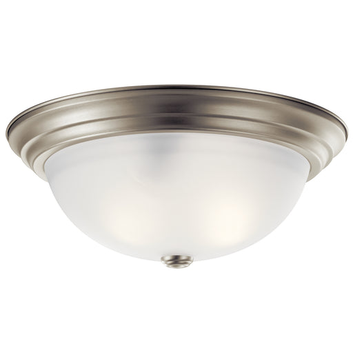 Myhouse Lighting Kichler - 8116NI - Three Light Flush Mount - No Family - Brushed Nickel