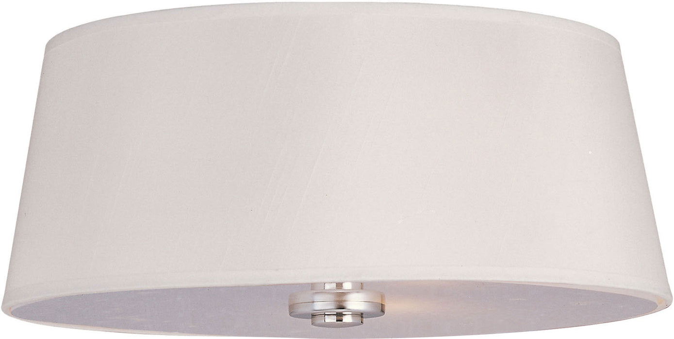 Myhouse Lighting Maxim - 12751WTPN - Three Light Flush Mount - Rondo - Polished Nickel