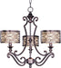 Myhouse Lighting Maxim - 21153WHUB - Three Light Chandelier - Mondrian - Umber Bronze