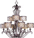 Myhouse Lighting Maxim - 21156WHUB - Nine Light Chandelier - Mondrian - Umber Bronze