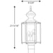 Myhouse Lighting Progress Lighting - P5432-31 - Three Light Post Lantern - Carriage Classics - Black