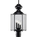 Myhouse Lighting Progress Lighting - P5432-31 - Three Light Post Lantern - Carriage Classics - Black