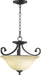 Myhouse Lighting Quorum - 2854-18-86 - Three Light Dual Mount - Bryant - Oiled Bronze