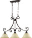 Myhouse Lighting Quorum - 6554-3-86 - Three Light Island Pendant - Bryant - Oiled Bronze