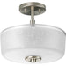 Myhouse Lighting Progress Lighting - P2851-09 - Two Light Close-to-Ceiling - Alexa - Brushed Nickel