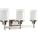 Myhouse Lighting Progress Lighting - P2978-09 - Three Light Bath - Alexa - Brushed Nickel