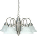 Myhouse Lighting Nuvo Lighting - 60-1290 - Five Light Chandelier - Chandelier - Brushed Nickel