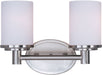 Myhouse Lighting Maxim - 9052SWSN - Two Light Bath Vanity - Cylinder - Satin Nickel