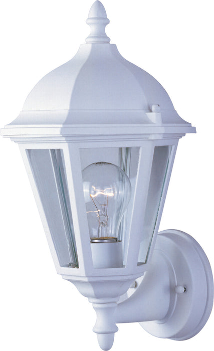 Myhouse Lighting Maxim - 1002WT - One Light Outdoor Wall Lantern - Westlake - White