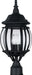 Myhouse Lighting Maxim - 1035BK - Three Light Outdoor Pole/Post Lantern - Crown Hill - Black