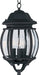 Myhouse Lighting Maxim - 1036BK - Three Light Outdoor Hanging Lantern - Crown Hill - Black