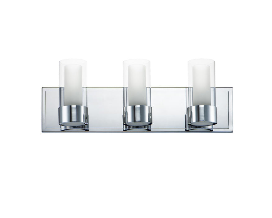 Myhouse Lighting Maxim - 23073CLFTPC - Three Light Bath Vanity - Silo - Polished Chrome