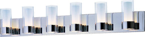 Myhouse Lighting Maxim - 23076CLFTPC - Six Light Bath Vanity - Silo - Polished Chrome