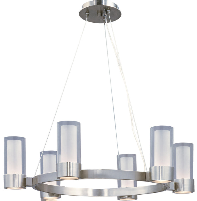 Myhouse Lighting Maxim - 23077CLFTPC - Six Light Chandelier - Silo - Polished Chrome