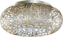 Myhouse Lighting Maxim - 24150BCGS - LED Flush Mount - Arabesque - Golden Silver