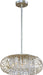 Myhouse Lighting Maxim - 24154BCGS - LED Pendant - Arabesque - Golden Silver