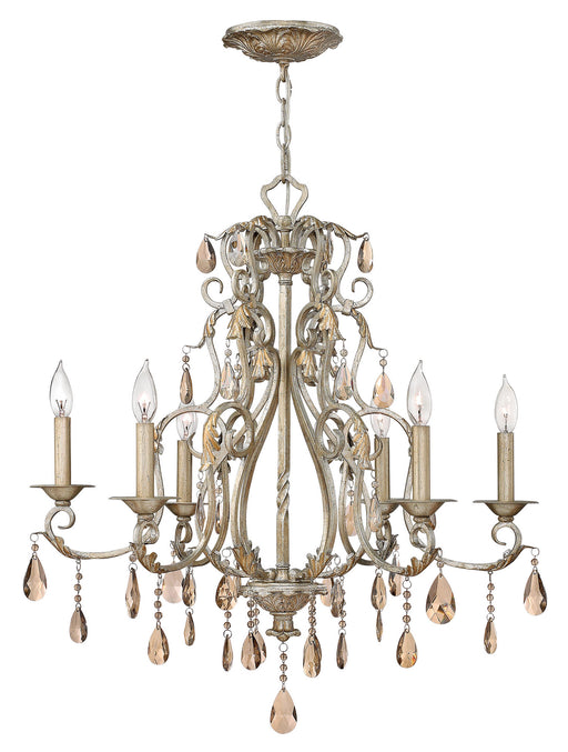 Myhouse Lighting Hinkley - 4776SL - LED Foyer Pendant - Carlton - Silver Leaf