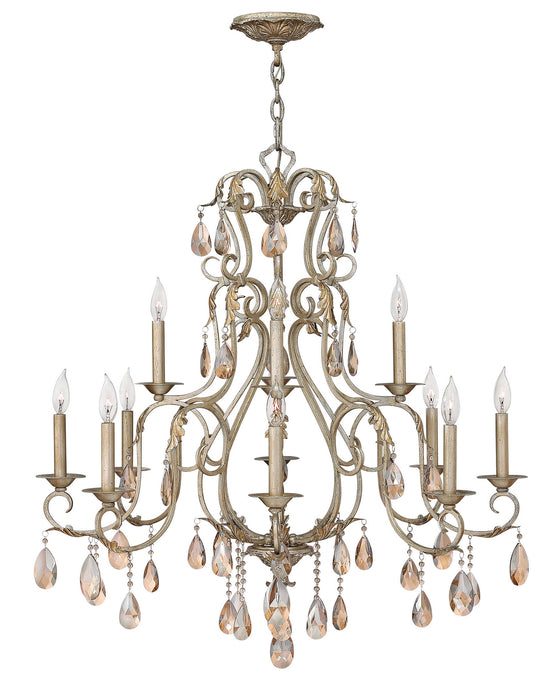 Myhouse Lighting Hinkley - 4778SL - LED Foyer Chandelier - Carlton - Silver Leaf