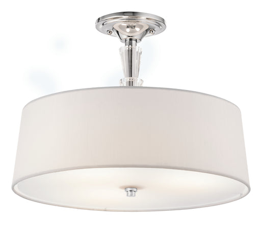 Myhouse Lighting Kichler - 42035CH - Three Light Semi Flush Mount - Crystal Persuasion - Chrome