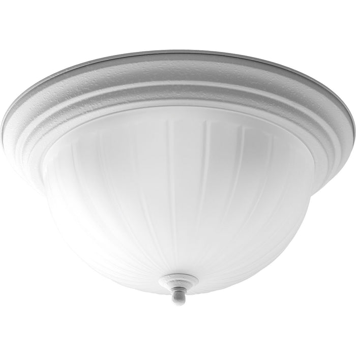 Myhouse Lighting Progress Lighting - P3818-30 - Three Light Flush Mount - Melon Glass - White