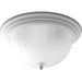 Myhouse Lighting Progress Lighting - P3818-30 - Three Light Flush Mount - Melon Glass - White