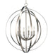 Myhouse Lighting Progress Lighting - P3889-126 - Six Light Foyer Pendant - Equinox - Burnished Silver