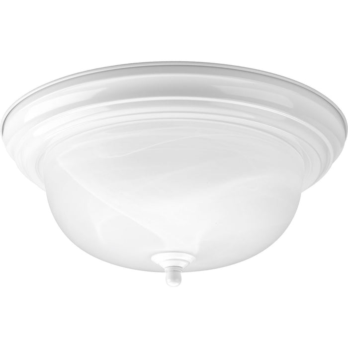 Myhouse Lighting Progress Lighting - P3925-30 - Two Light Flush Mount - Dome Glass - Alabaster - White