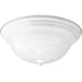 Myhouse Lighting Progress Lighting - P3926-30 - Three Light Flush Mount - Dome Glass - Alabaster - White