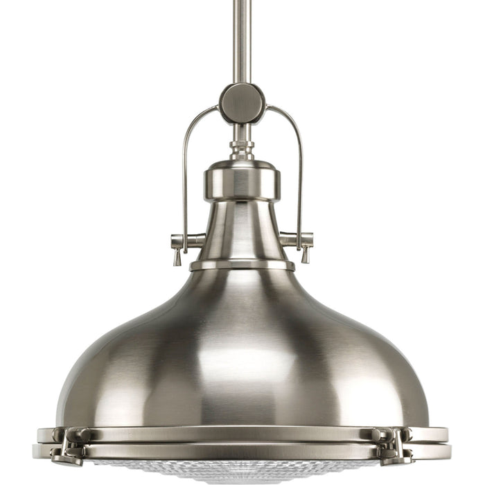 Myhouse Lighting Progress Lighting - P5188-09 - One Light Pendant - Fresnel Pendant - Brushed Nickel