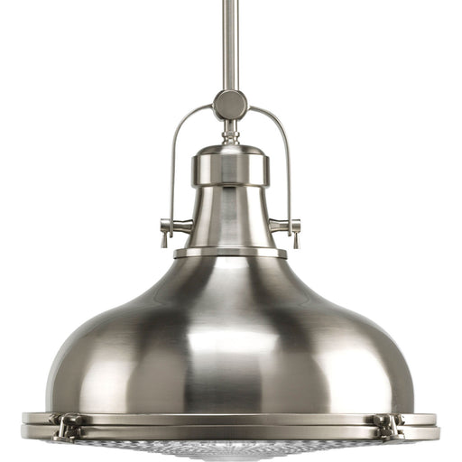 Myhouse Lighting Progress Lighting - P5197-09 - One Light Pendant - Fresnel Pendant - Brushed Nickel