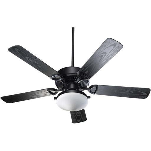 Myhouse Lighting Quorum - 1435255959 - 52"Patio Fan - Estate Patio - Matte Black