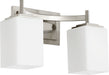 Myhouse Lighting Quorum - 5084-2-65 - Two Light Vanity - Delta - Satin Nickel