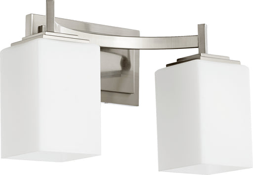 Myhouse Lighting Quorum - 5084-2-65 - Two Light Vanity - Delta - Satin Nickel