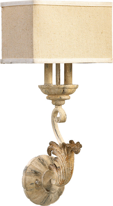 Myhouse Lighting Quorum - 5237-2-70 - Two Light Wall Mount - Florence - Persian White