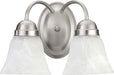 Myhouse Lighting Quorum - 5403-2-65 - Two Light Wall Mount - 5403 Lighting Series - Satin Nickel