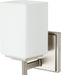 Myhouse Lighting Quorum - 5484-1-65 - One Light Wall Mount - Delta - Satin Nickel