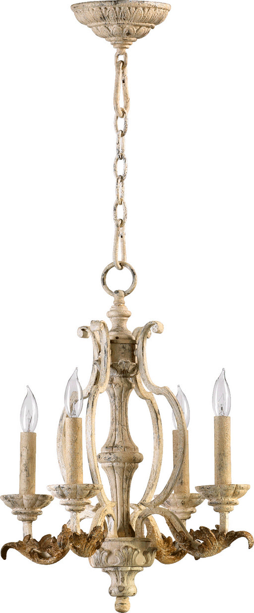 Myhouse Lighting Quorum - 6037-4-70 - Four Light Chandelier - Florence - Persian White