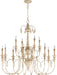 Myhouse Lighting Quorum - 6106-12-70 - 12 Light Chandelier - Salento - Persian White