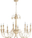 Myhouse Lighting Quorum - 6106-8-70 - Eight Light Chandelier - Salento - Persian White